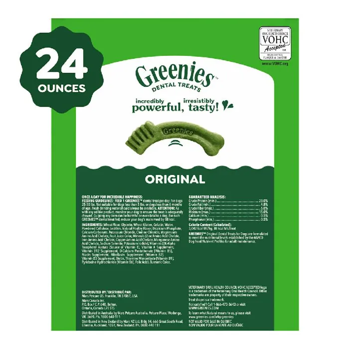 Greenies Original Dental Chews Teenie 85ct 24oz
